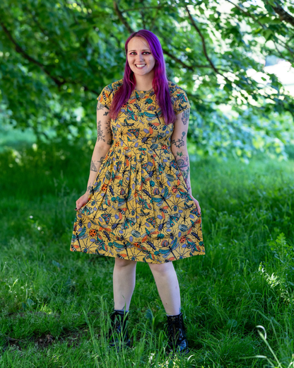 Beastie Bugs Fit And Flare Dress