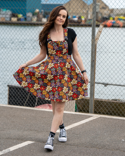 Love Bugs Flared Pinafore Dress