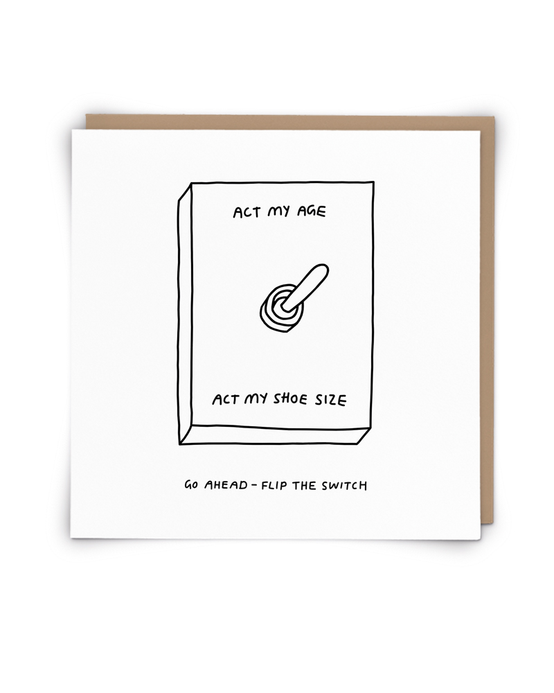 Flip The Switch Greeting Card