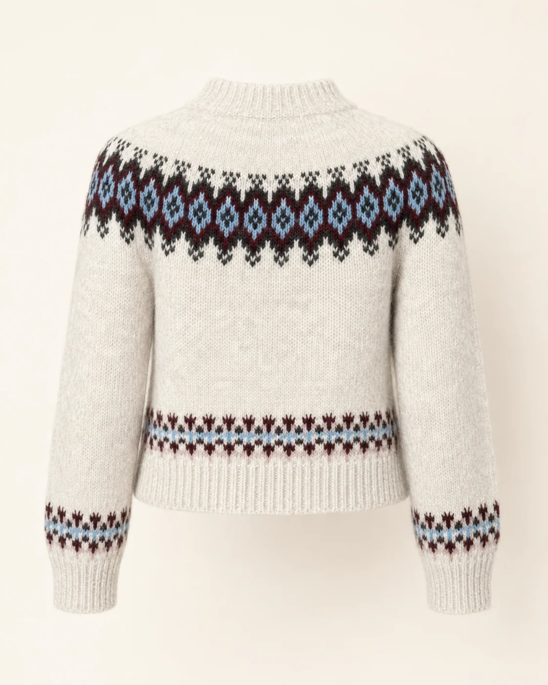 Folk Floral Fairisle Cardigan