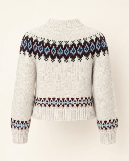 Folk Floral Fairisle Cardigan