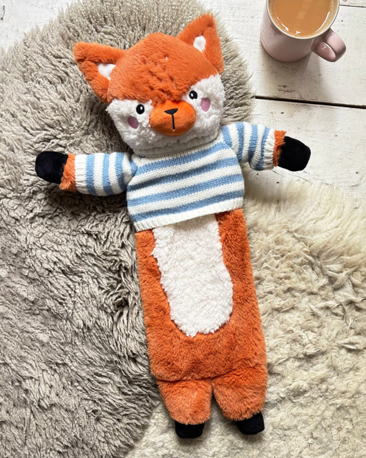 Fox In Jumper Hot Water Bottle
