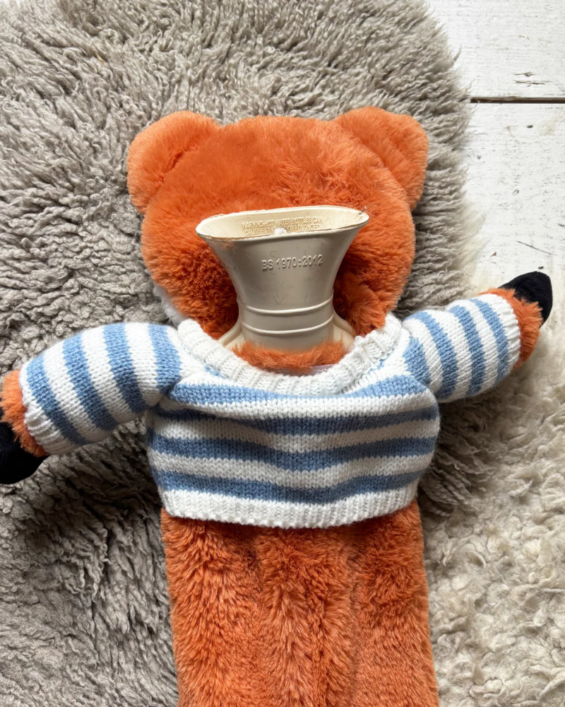 Fox In Jumper Hot Water Bottle