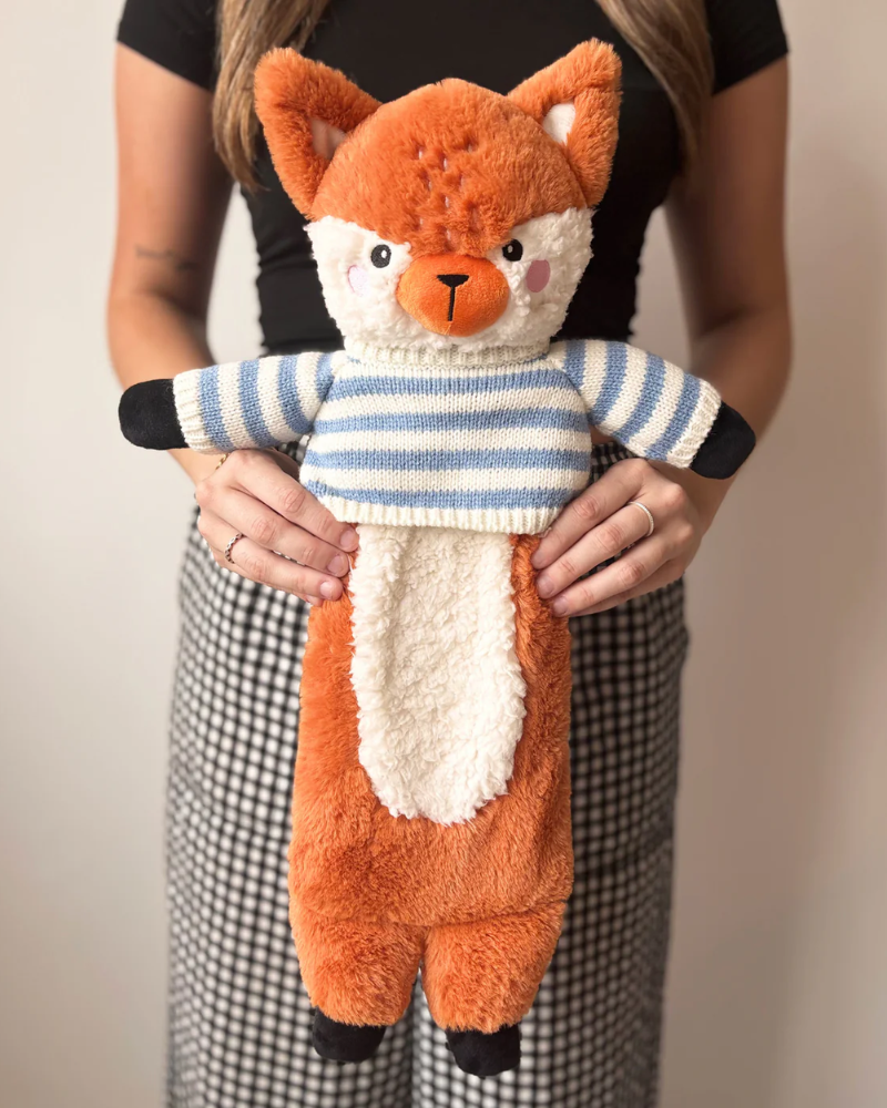 Fox In Jumper Hot Water Bottle