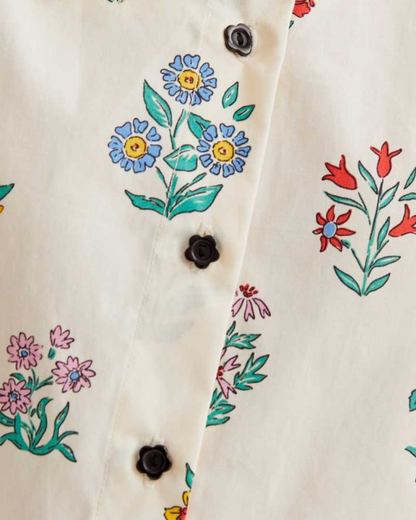 Pretty Gardener Sleeveless Cotton Top