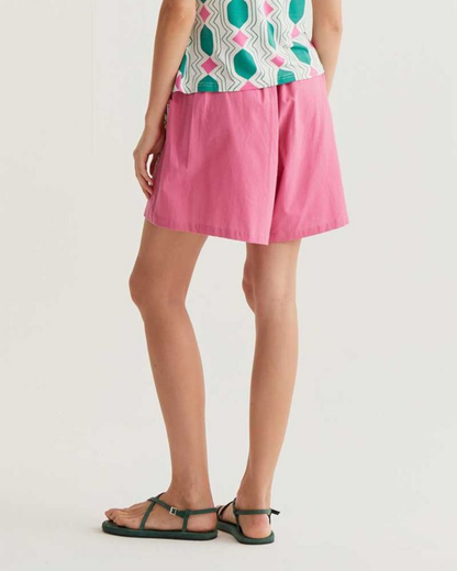 Pretty In Pink Cotton Shorts