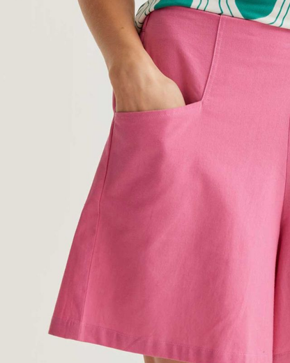 Pretty In Pink Cotton Shorts