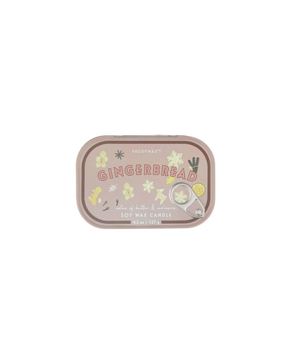 Gingerbread Bistro Tin Candle Paddywax