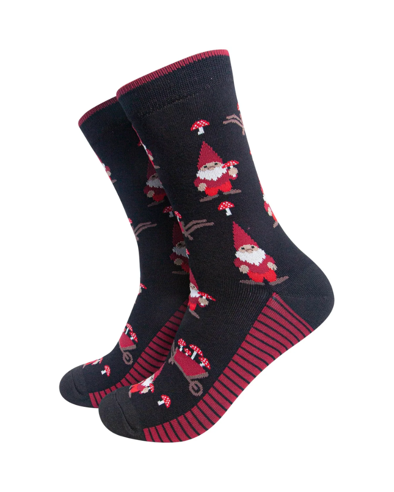 Gnome & Toadstool Unisex Bamboo Socks
