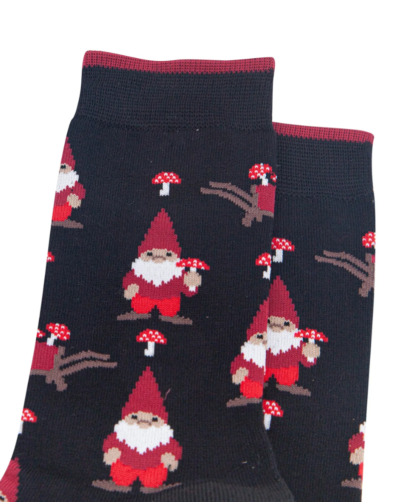Gnome & Toadstool Unisex Bamboo Socks