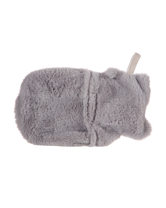 Grey Cat Hot Water Bottle