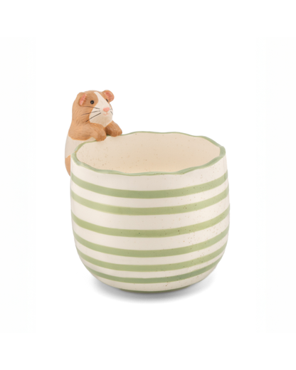 Peeking Guinea Pig Planter