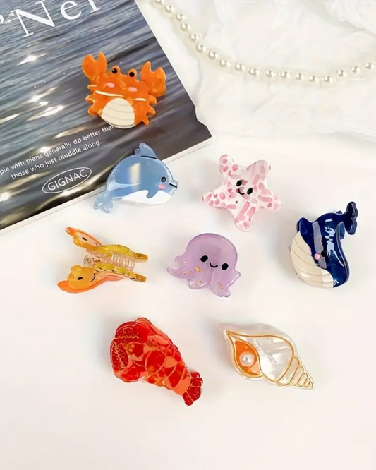 Marine Animal Mini Hair Clip