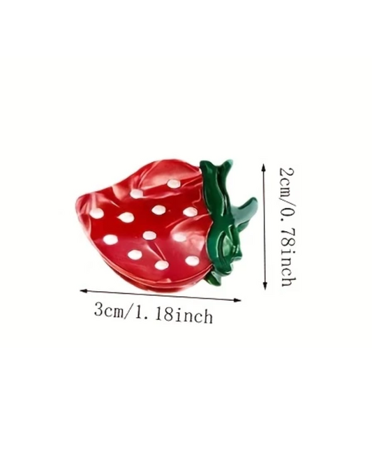 Strawberry Hair Clips Set/2