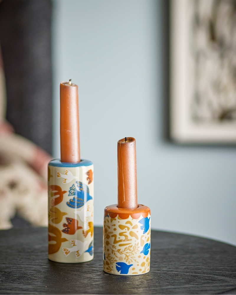 Hezha Bird Candle Holders Set Of 2