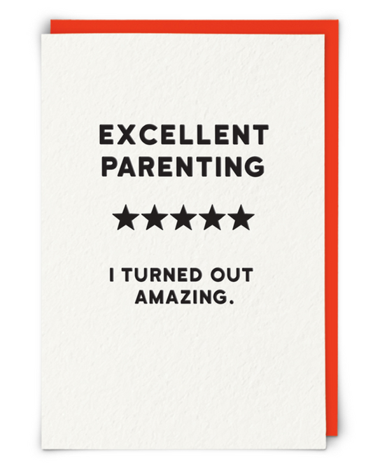 Excellent Parenting Card