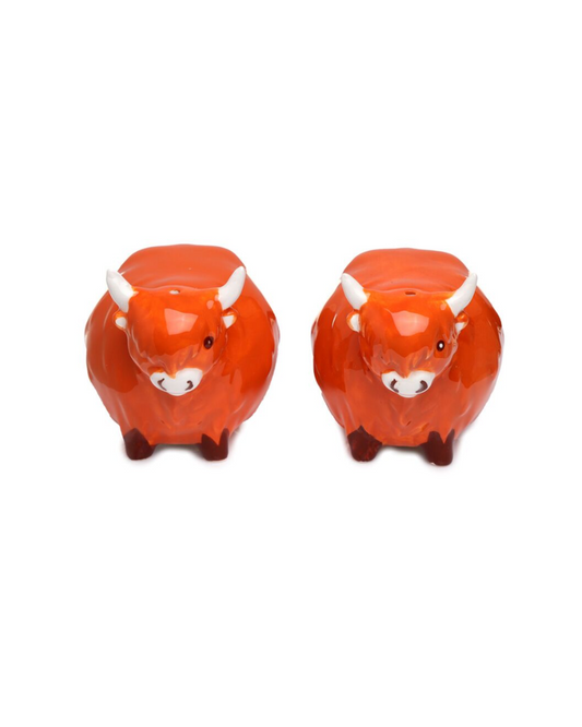 Highland Cow Salt & Pepper Set