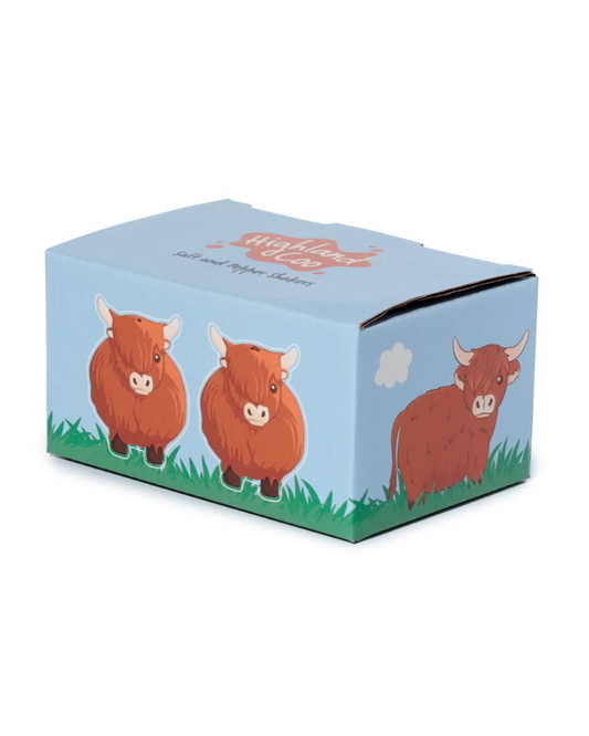 Highland Cow Salt & Pepper Set