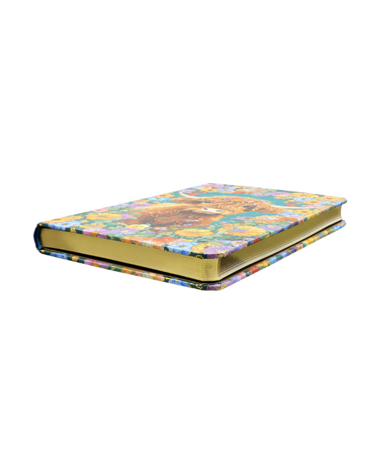 Highland Cow Floral Journal