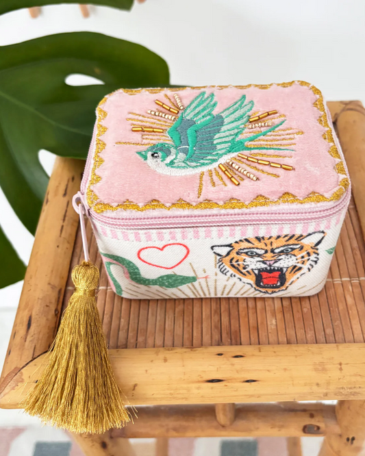 Inked Bird Jewellery Box