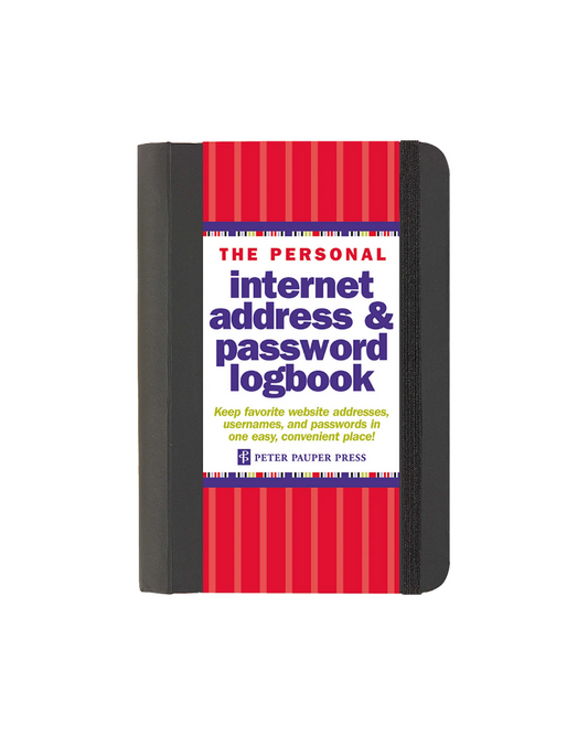 Little Black Passwords Logbook