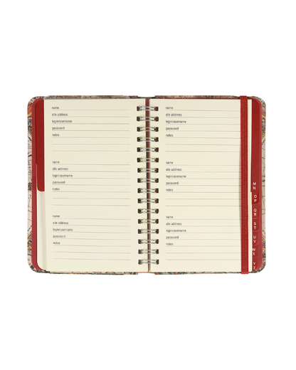 Old World Passwords Logbook