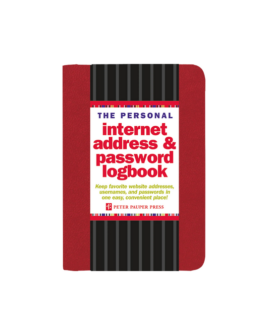 Little Red Passwords Logbook