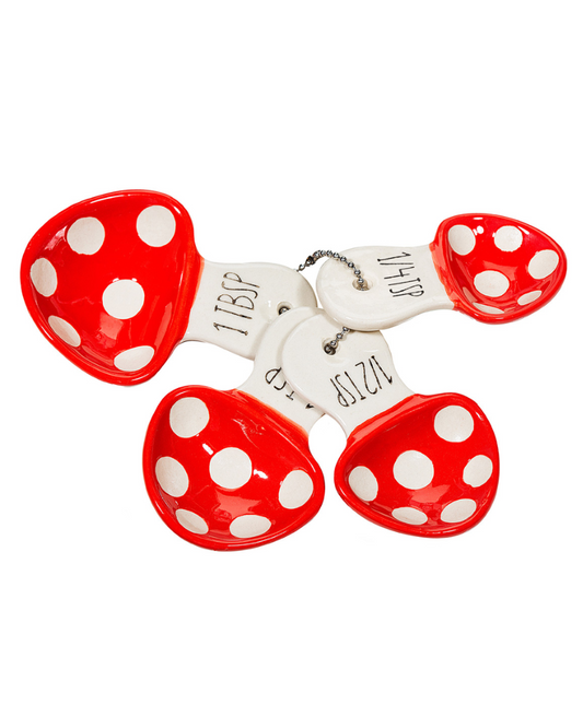 Red Mushroom Measuring Spoons