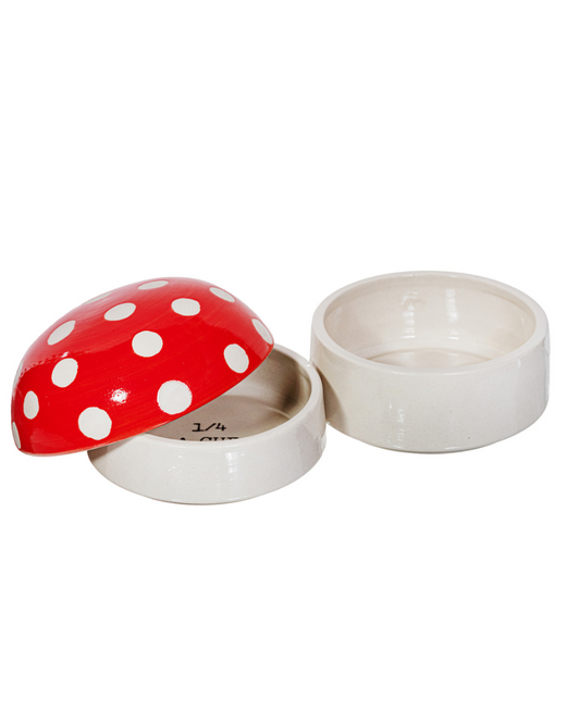 Red Mushroom Measuring Cups
