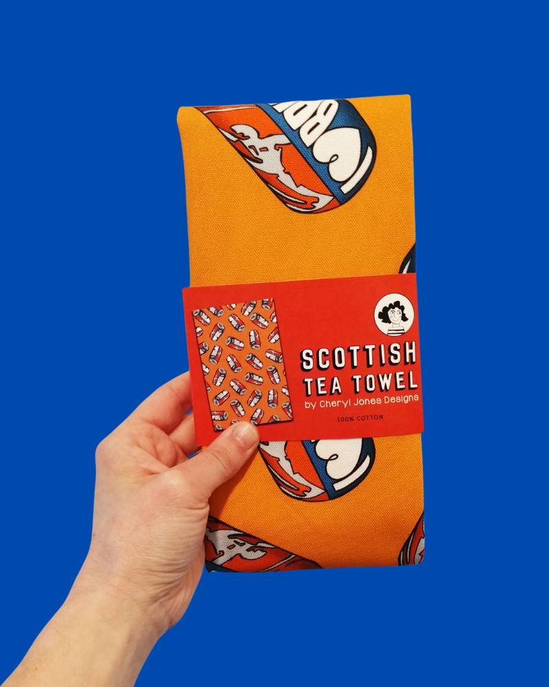 I Love Bru Teatowel