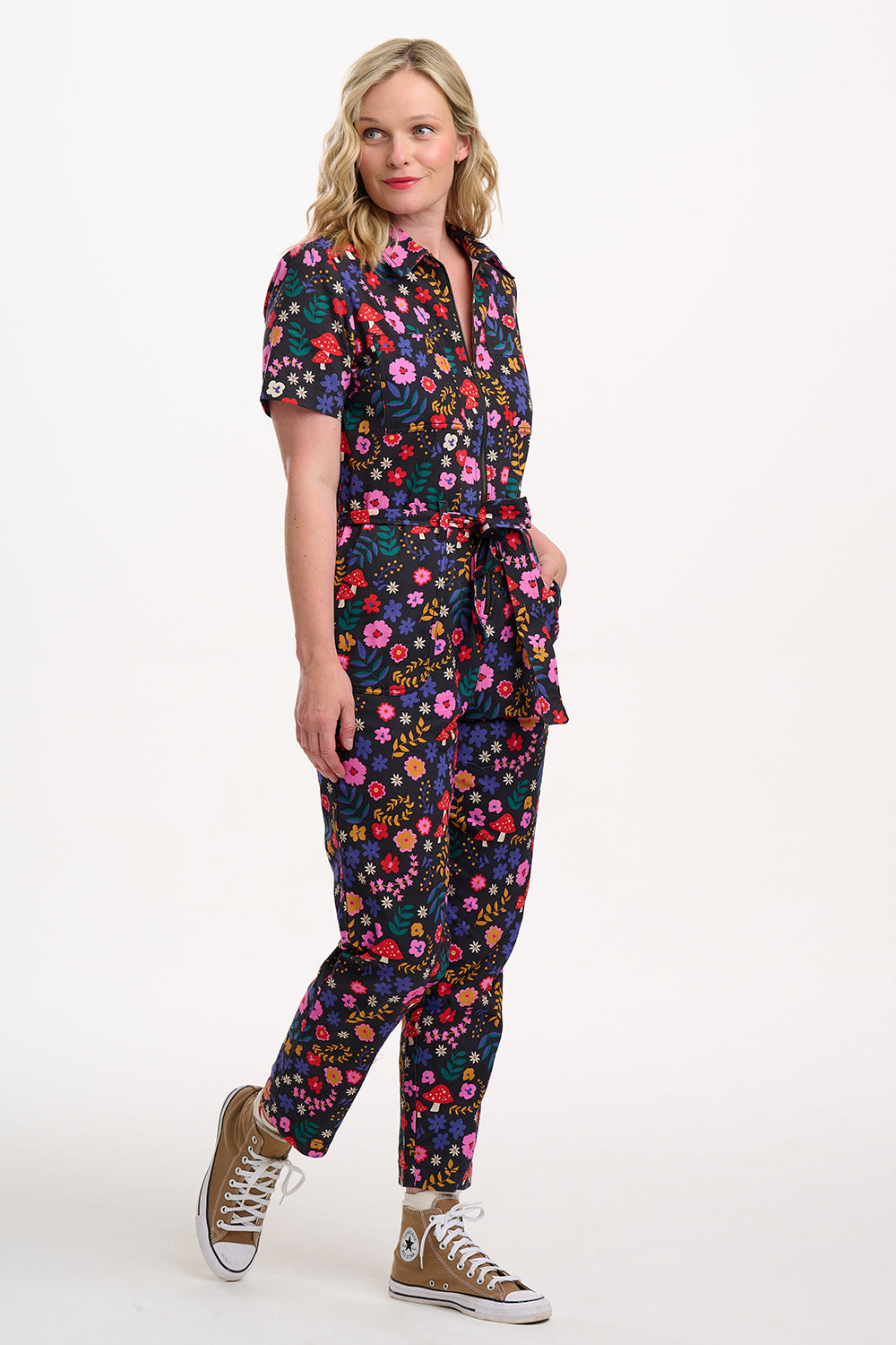 Billy Boilersuit In Toadstool Floral