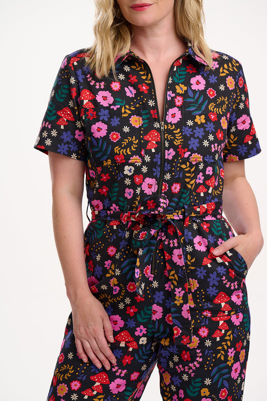 Billy Boilersuit In Toadstool Floral
