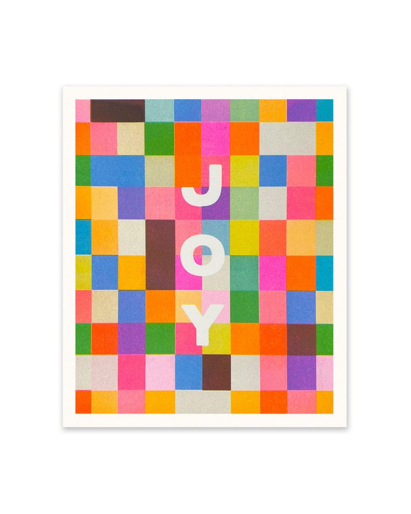 JOY Riso Art Print