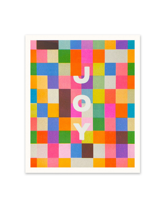 JOY Riso Art Print