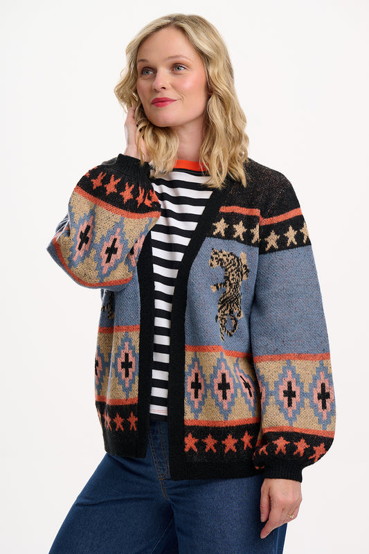 Yvette Cardigan In Climbing Tigers