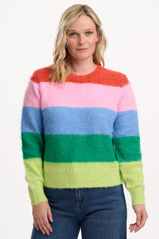 Dayna Rainbow Stripes Jumper