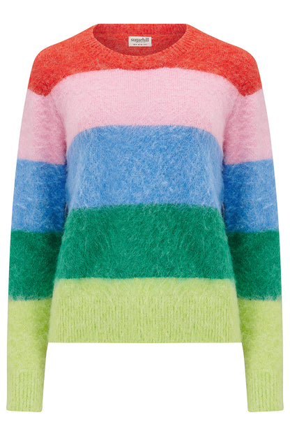 Dayna Rainbow Stripes Jumper