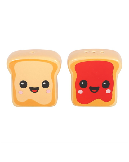 Kawaii Toast Salt And Pepper Set