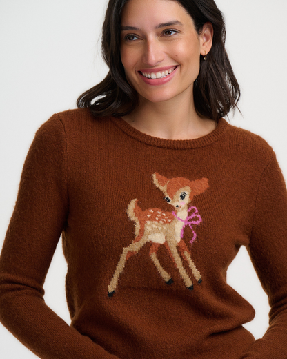 Kia Vintage Baby Deer Jumper