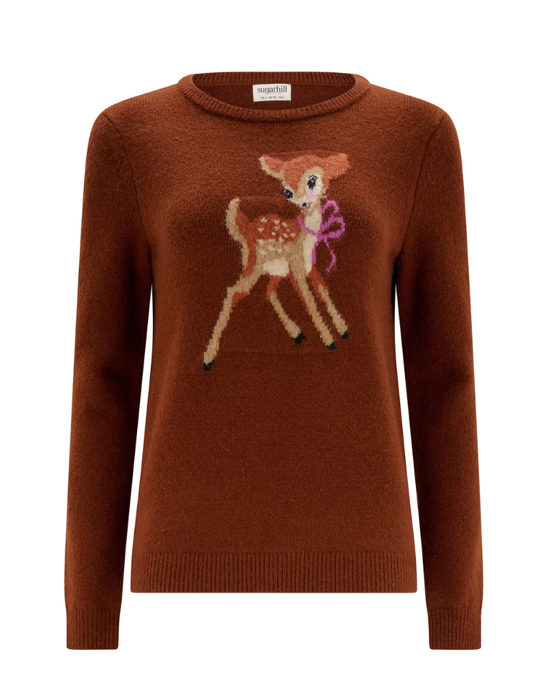 Kia Vintage Baby Deer Jumper