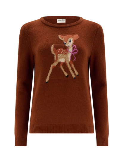Kia Vintage Baby Deer Jumper