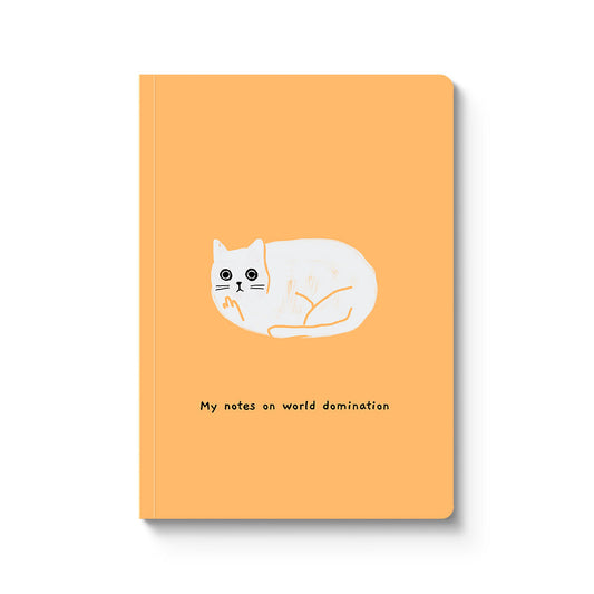 Ken The Cat World Domination Notebook A5