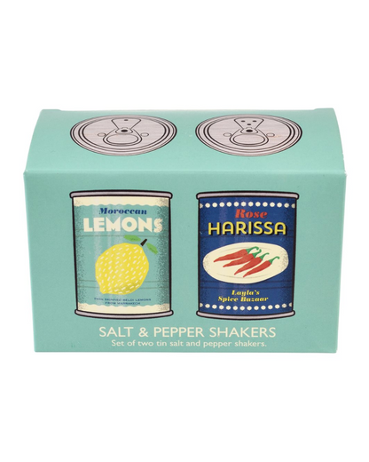 Lemon & Harissa Salt & Pepper Set