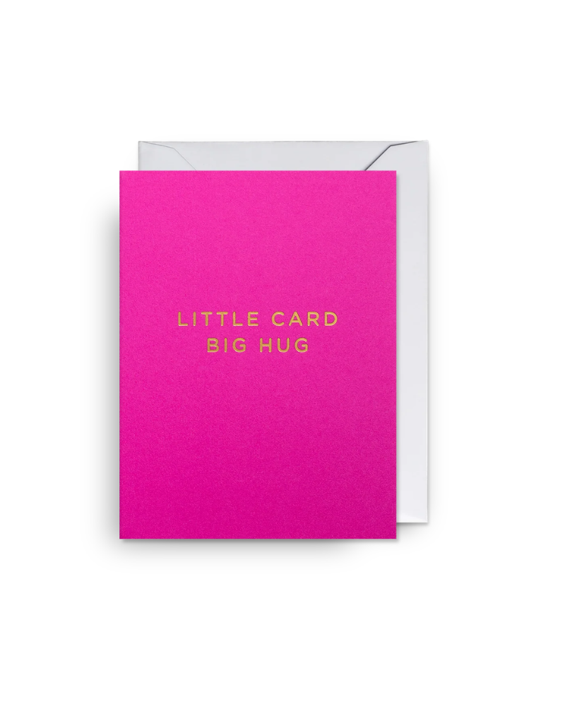 Little Card Big Hug Mini Greeting Card
