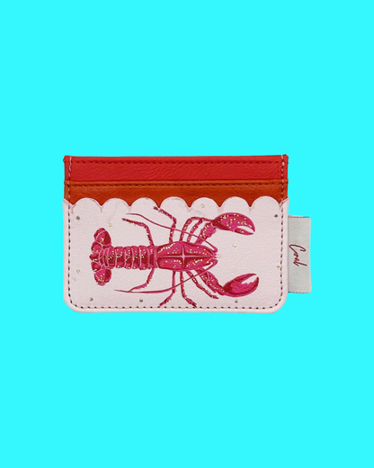 Coral Lobster Card Holder