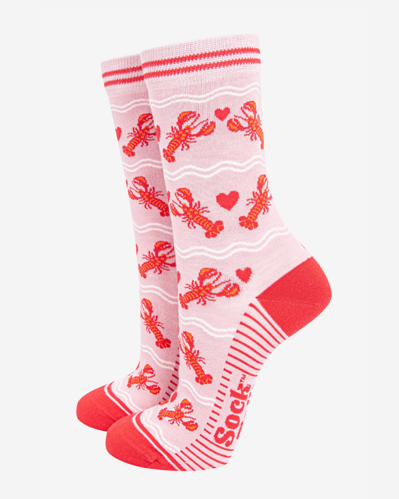 Lobster Lovehearts Unisex Socks