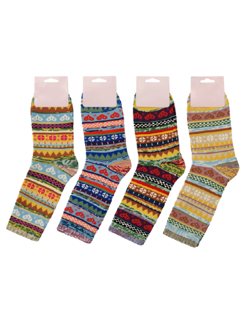 Nordic Design Short Wool Blend Boot Socks Assorted