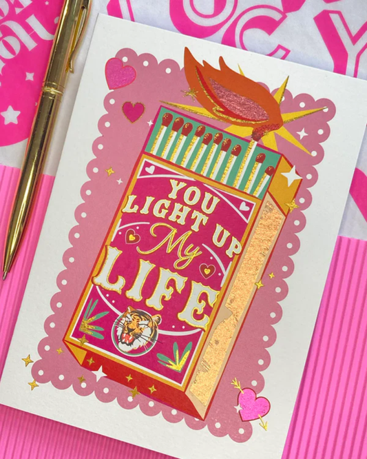 You Light Up My Life  Greeting Card