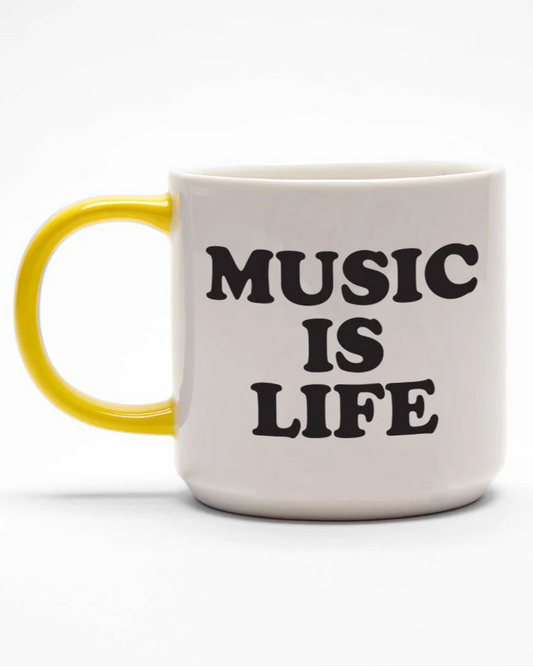 Peanuts Snoopy Music is Life Mug