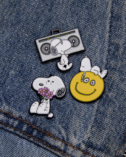 Peanuts Music is Life DJ Brooch